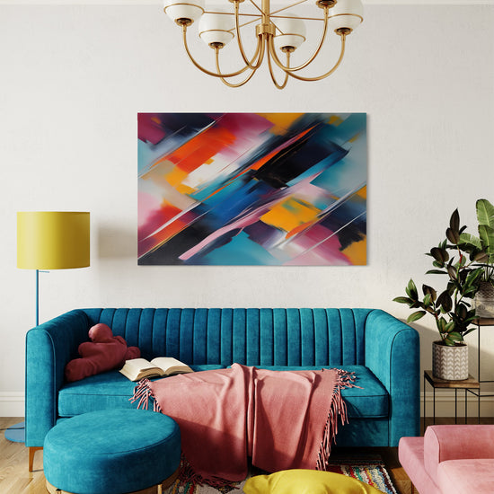 Rhapsody in Color Abstract Canvas