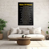 Roles Of Money Canvas 