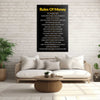 Roles Of Money Canvas 