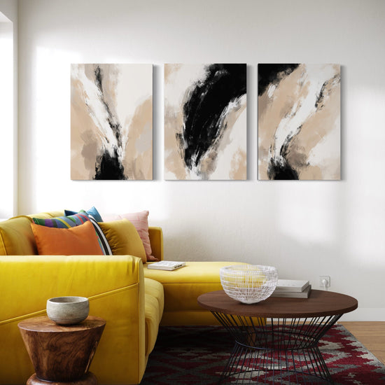 SOFT SHADOWS SET OF 3 WALL ART 