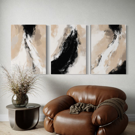SOFT SHADOWS SET OF 3 WALL ART 