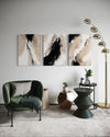SOFT SHADOWS SET OF 3 WALL ART 