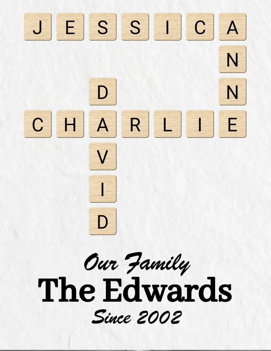 Scrabble Canvas