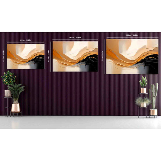 Shaded Whisper Abstract Canvas