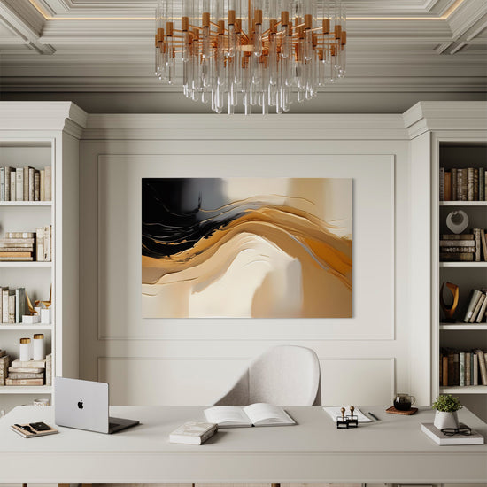 Shaded Whisper Abstract Canvas