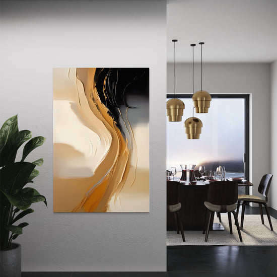 Shaded Whisper Abstract Canvas