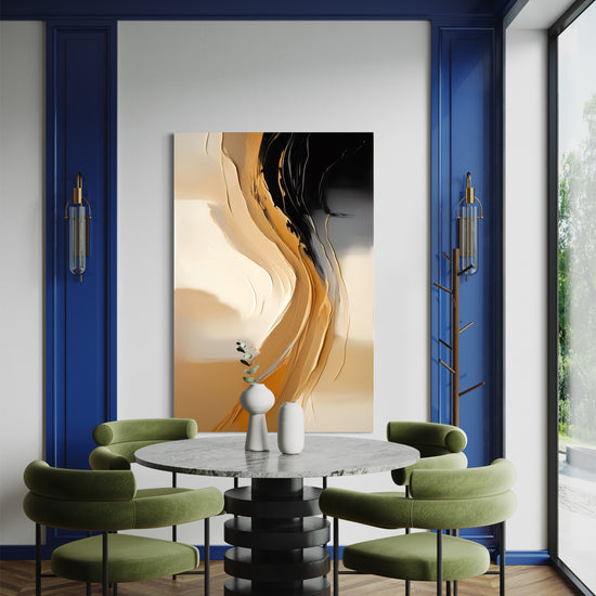 Shaded Whisper Abstract Canvas