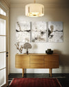 Silver Clouds Set Of 3 Wall Art 