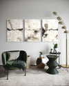 Silver Clouds Set Of 3 Wall Art 