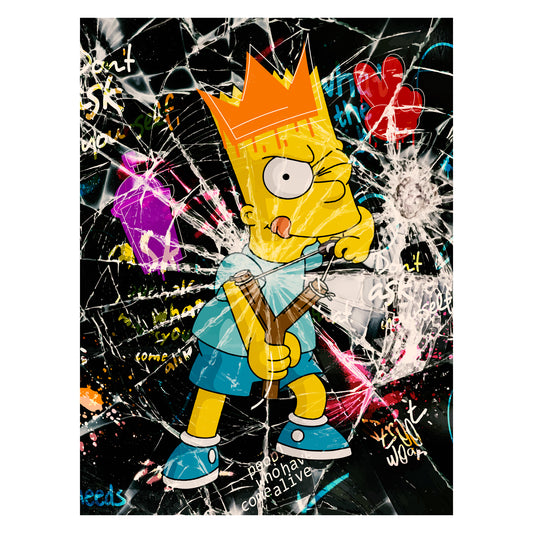 Simpson Cracked Canvas 