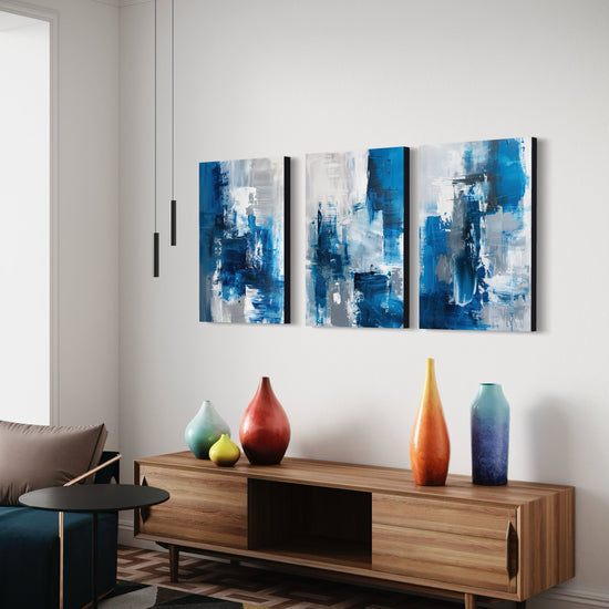 Skybound Splatter Set of 3 Wall Art