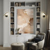 Soft Beigie Dream Abstract Canvas - Blanq Canvas