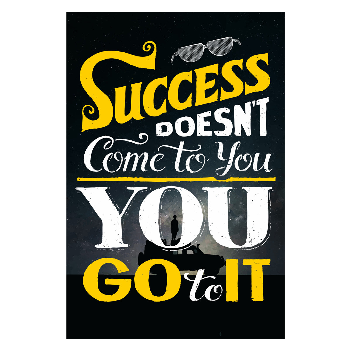 Success Doesnt Come To You Canvas 