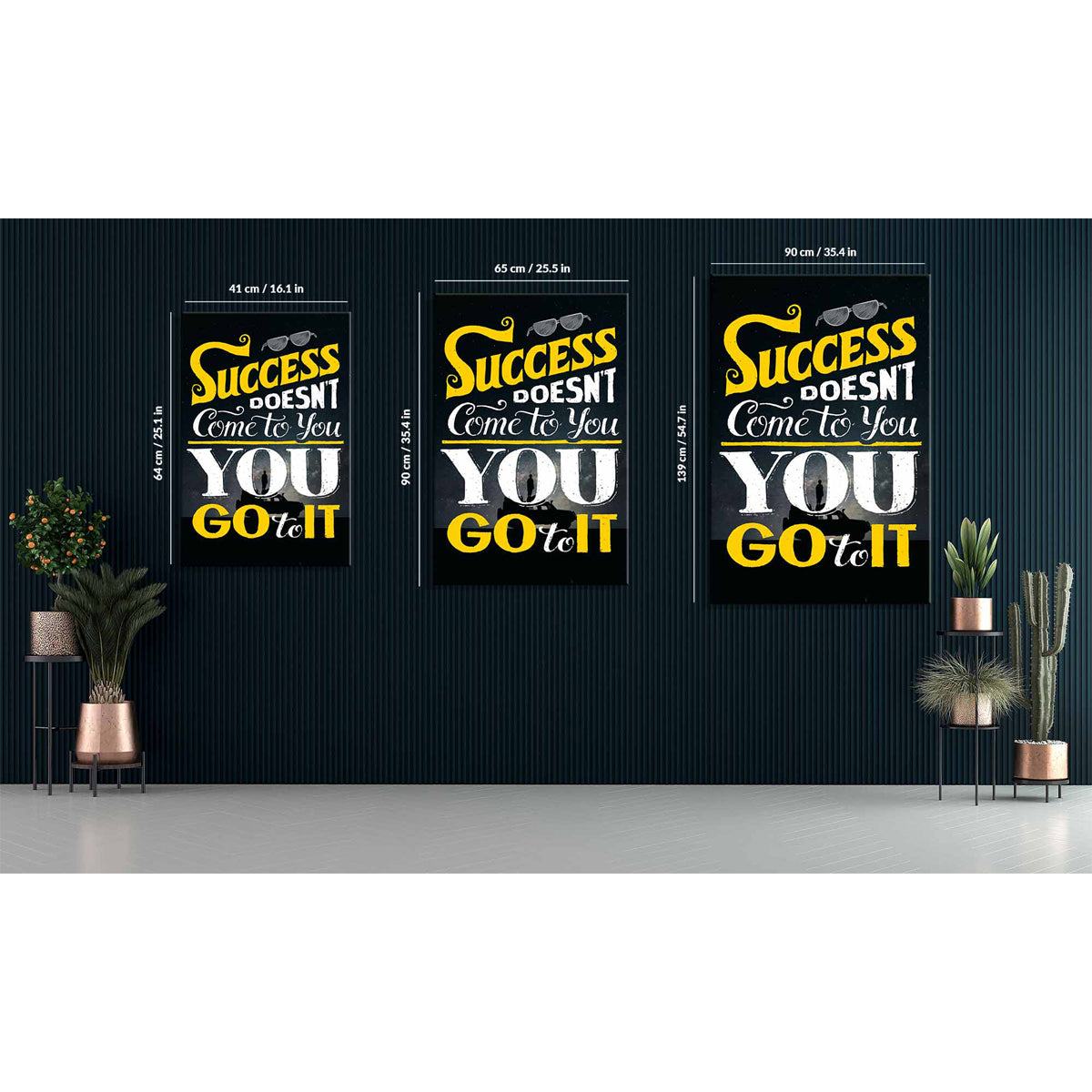 Success Doesnt Come To You Canvas 