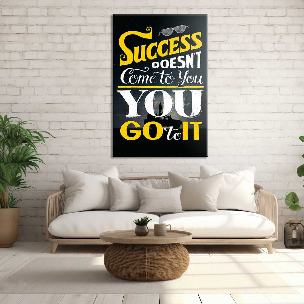 Success Doesnt Come To You Canvas 
