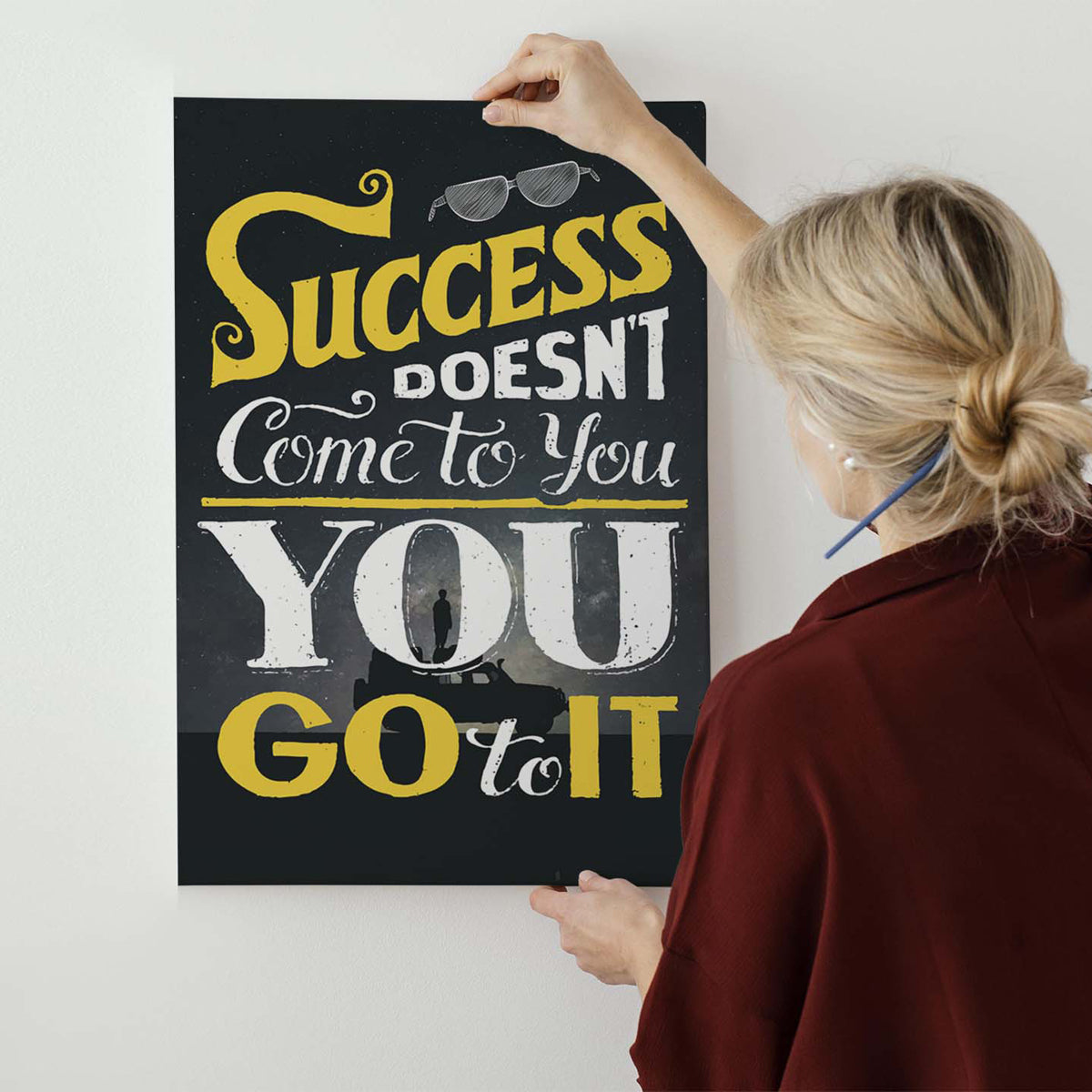 Success Doesnt Come To You Canvas 