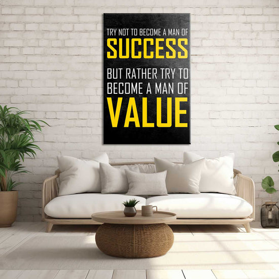 Success Over Value Canvas 