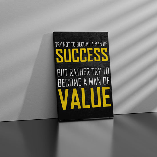 Success Over Value Canvas 