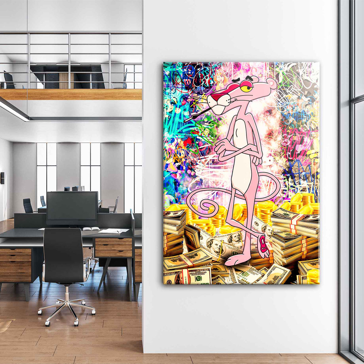 Successful Pink Panther Canvas 