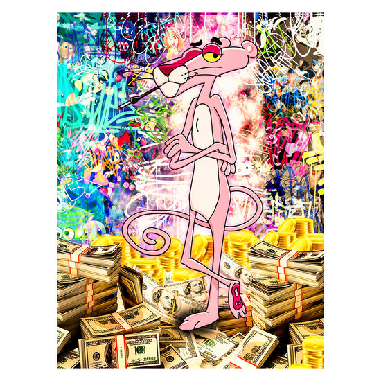 Successful Pink Panther Canvas 