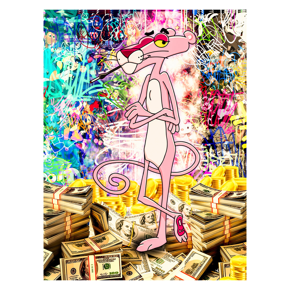 Successful Pink Panther Canvas 