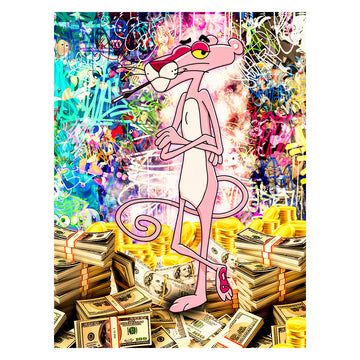 Successful Pink Panther Canvas 
