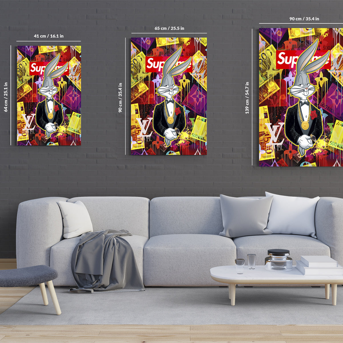 Sumpreme Micky Canvas 