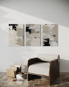 TIDAL DUST SET OF 3 WALL ART 