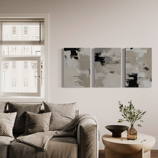 TIDAL DUST SET OF 3 WALL ART 