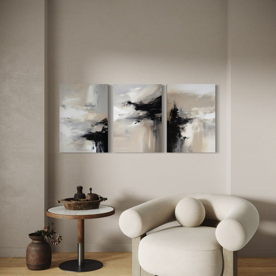 TRANQUIL DRIFT SET OF 3 WALL ART 