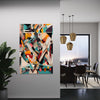 Technicolor Tempest Abstract Canvas - Blanq Canvas