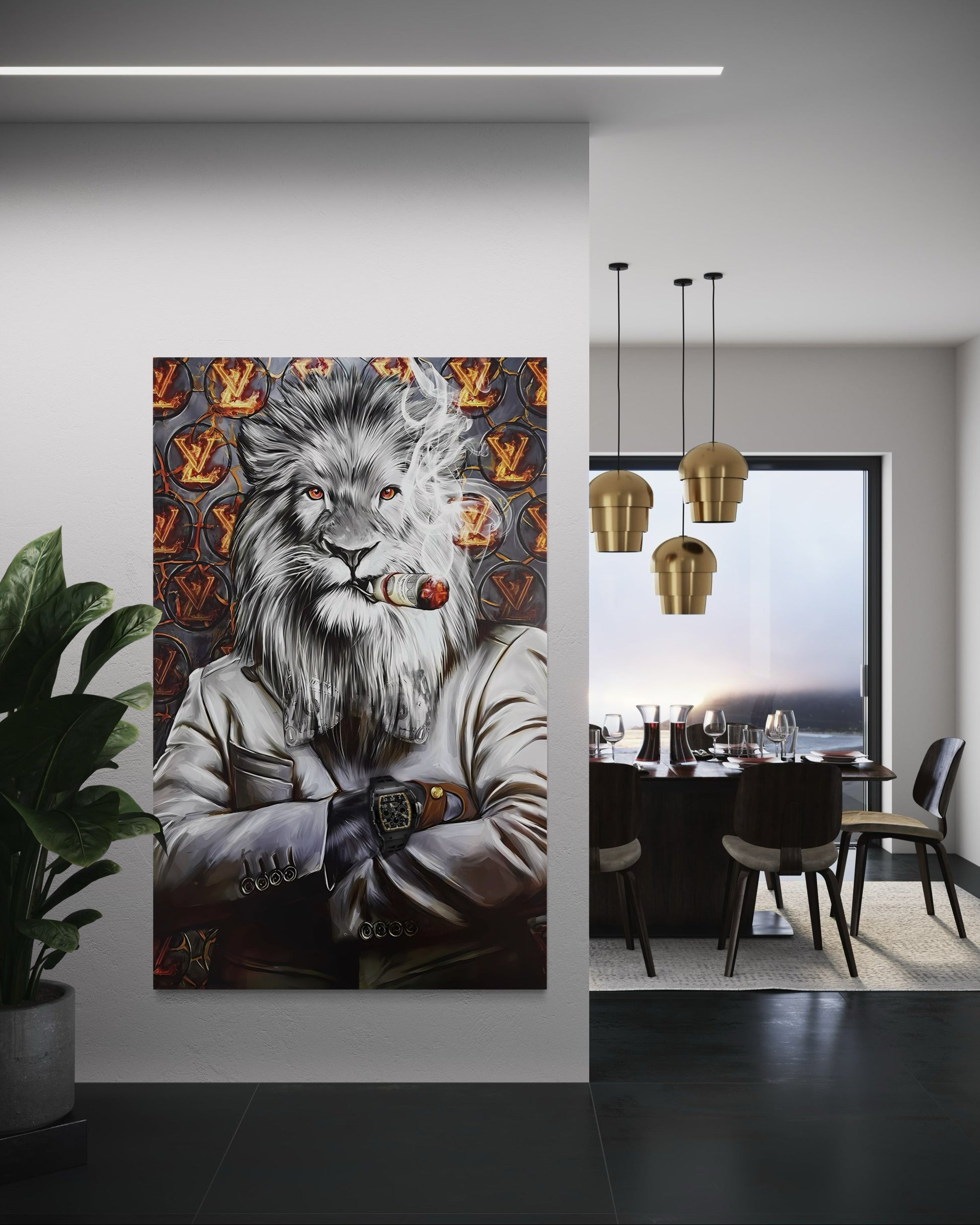 The Boss Lion Canvas 