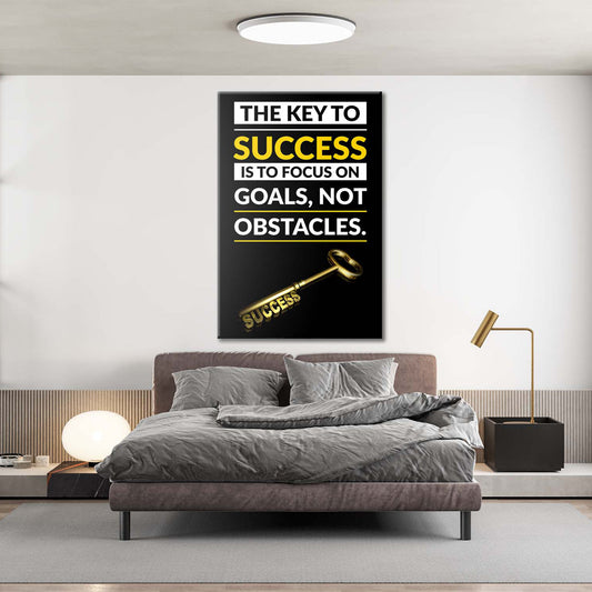 The Key To Success Canvas 