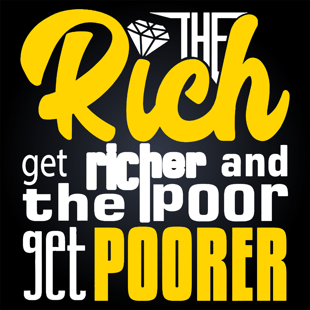 The Rich Get Richer Canvas 