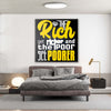 The Rich Get Richer Canvas 