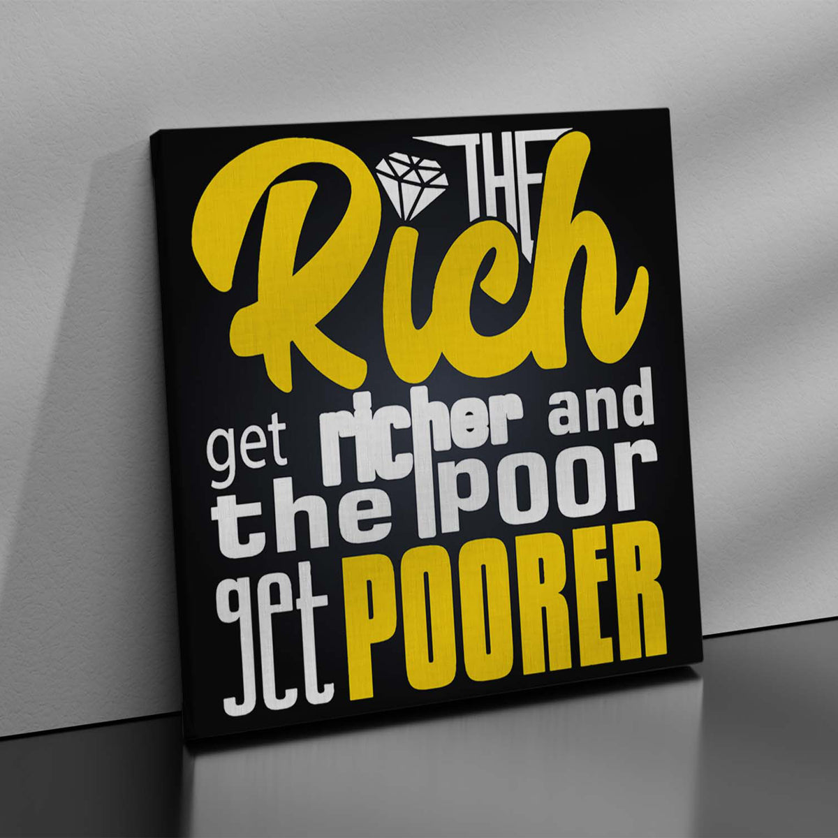 The Rich Get Richer Canvas 