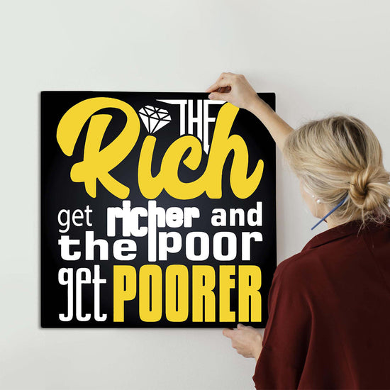 The Rich Get Richer Canvas 