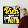 The Rich Get Richer Canvas 