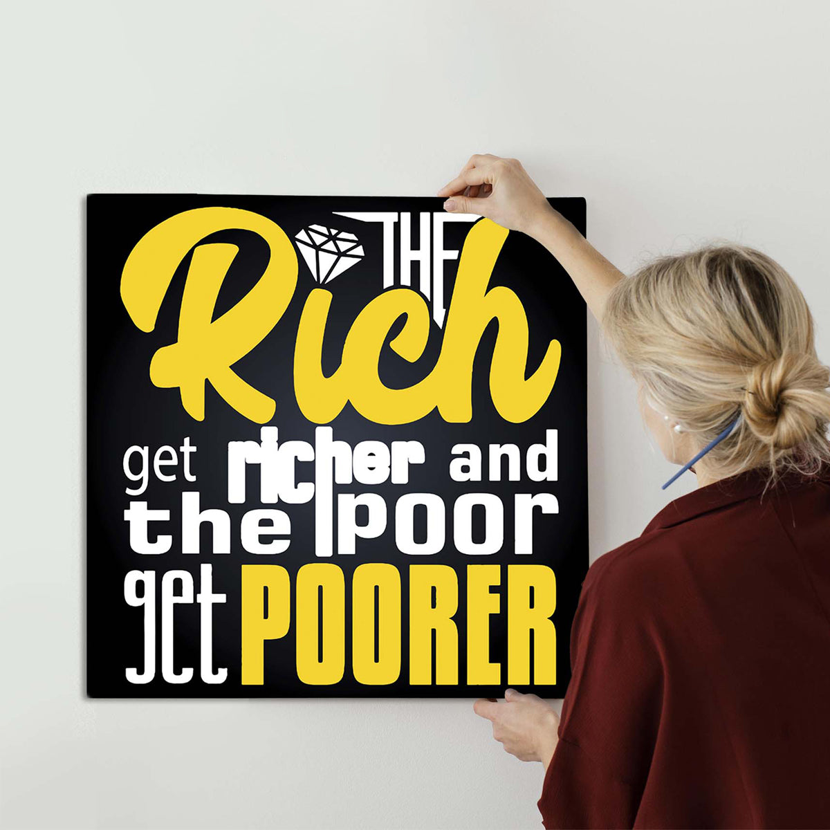 The Rich Get Richer Canvas 