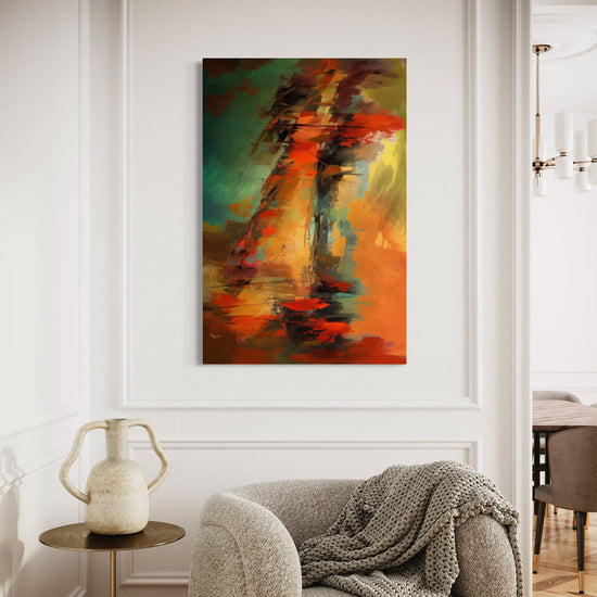 Urban Oasis Abstract Canvas