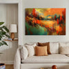 Urban Oasis Abstract Canvas 