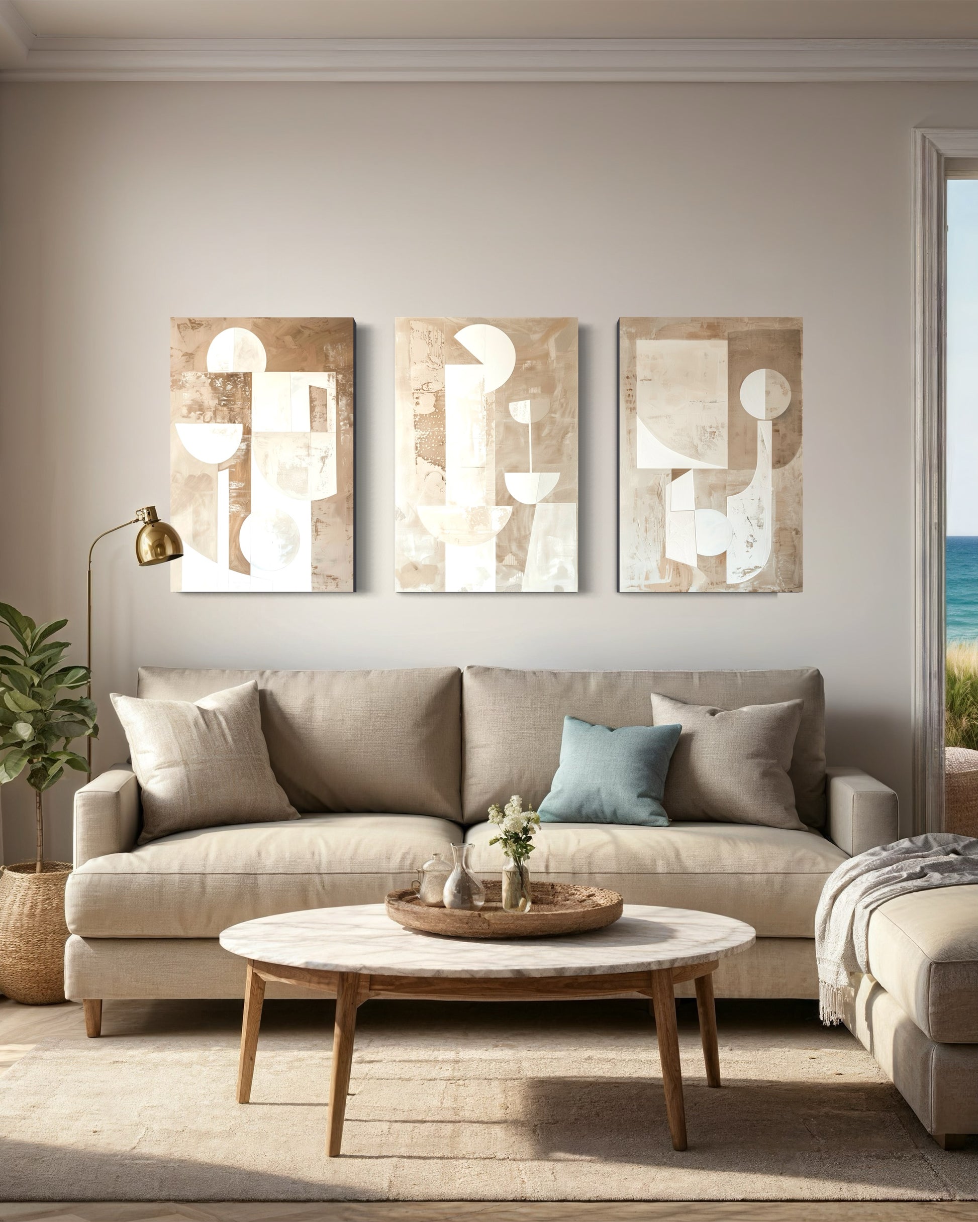Vanilla Visions Set of 3 Wall Art