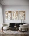 Vanilla Visions Set of 3 Wall Art