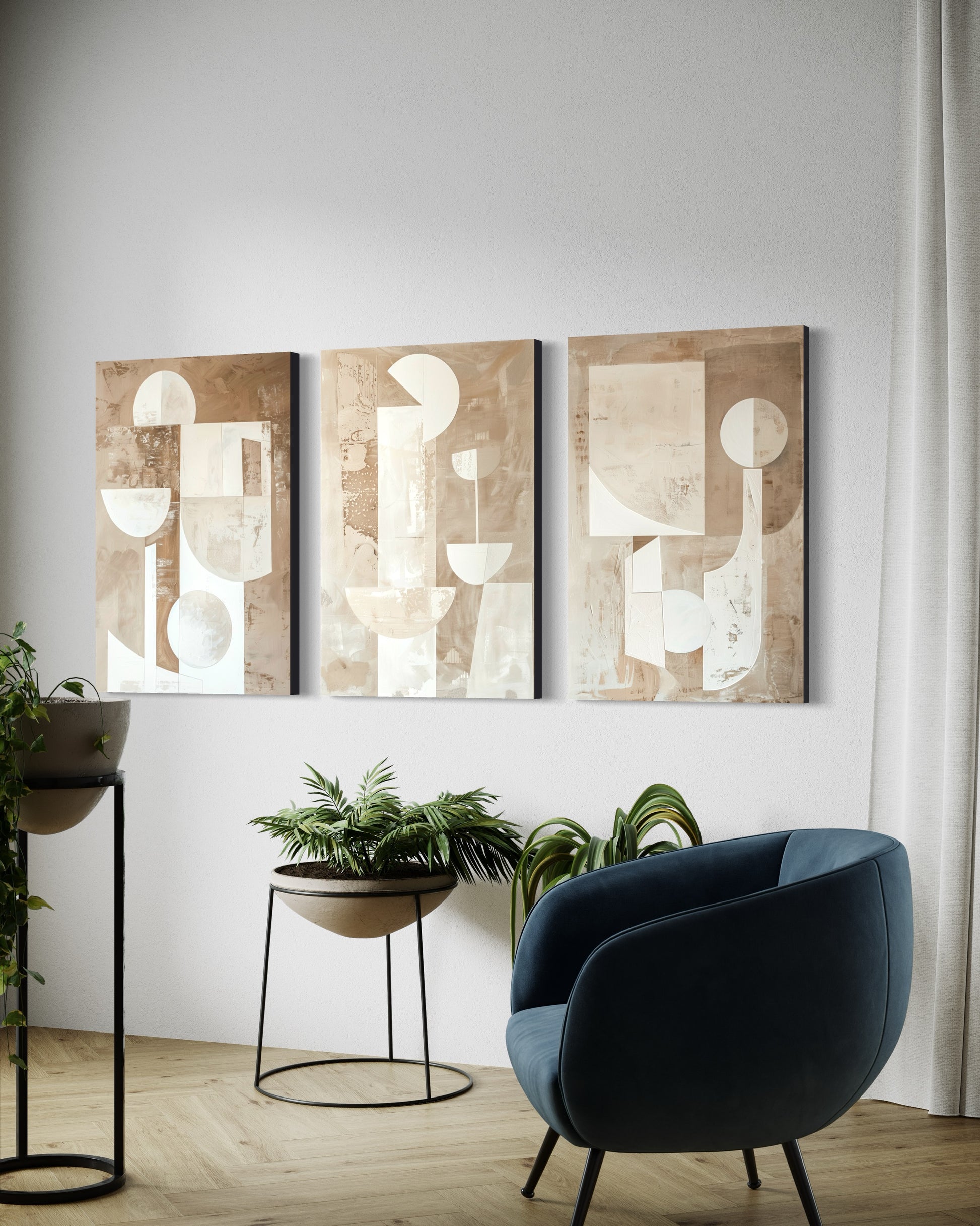 Vanilla Visions Set of 3 Wall Art