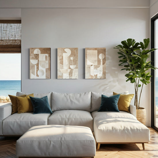 Vanilla Visions Set of 3 Wall Art
