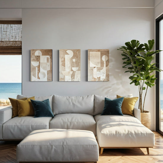 Vanilla Visions Set of 3 Wall Art