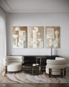 Vanilla Visions Set of 3 Wall Art