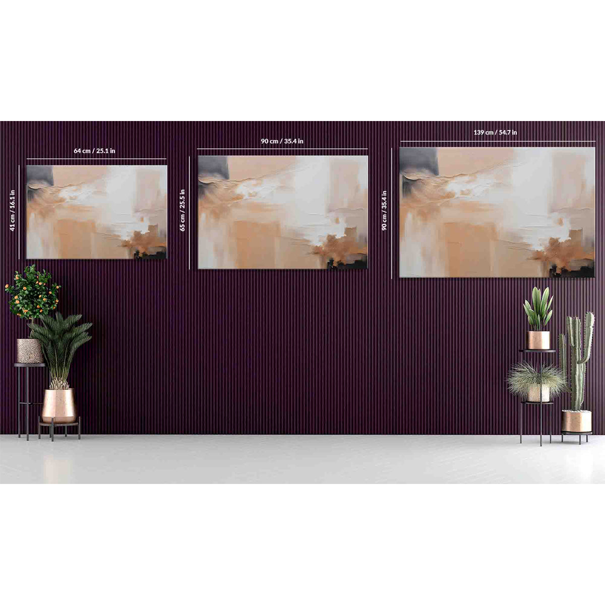 Whispers Sands Abstract Canvas 