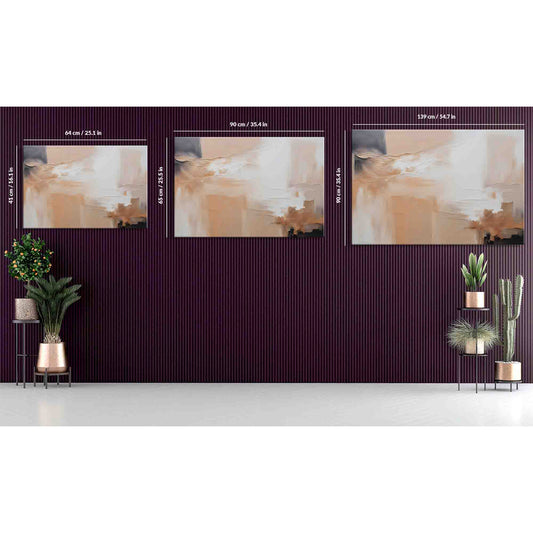 Whispers Sands Abstract Canvas 