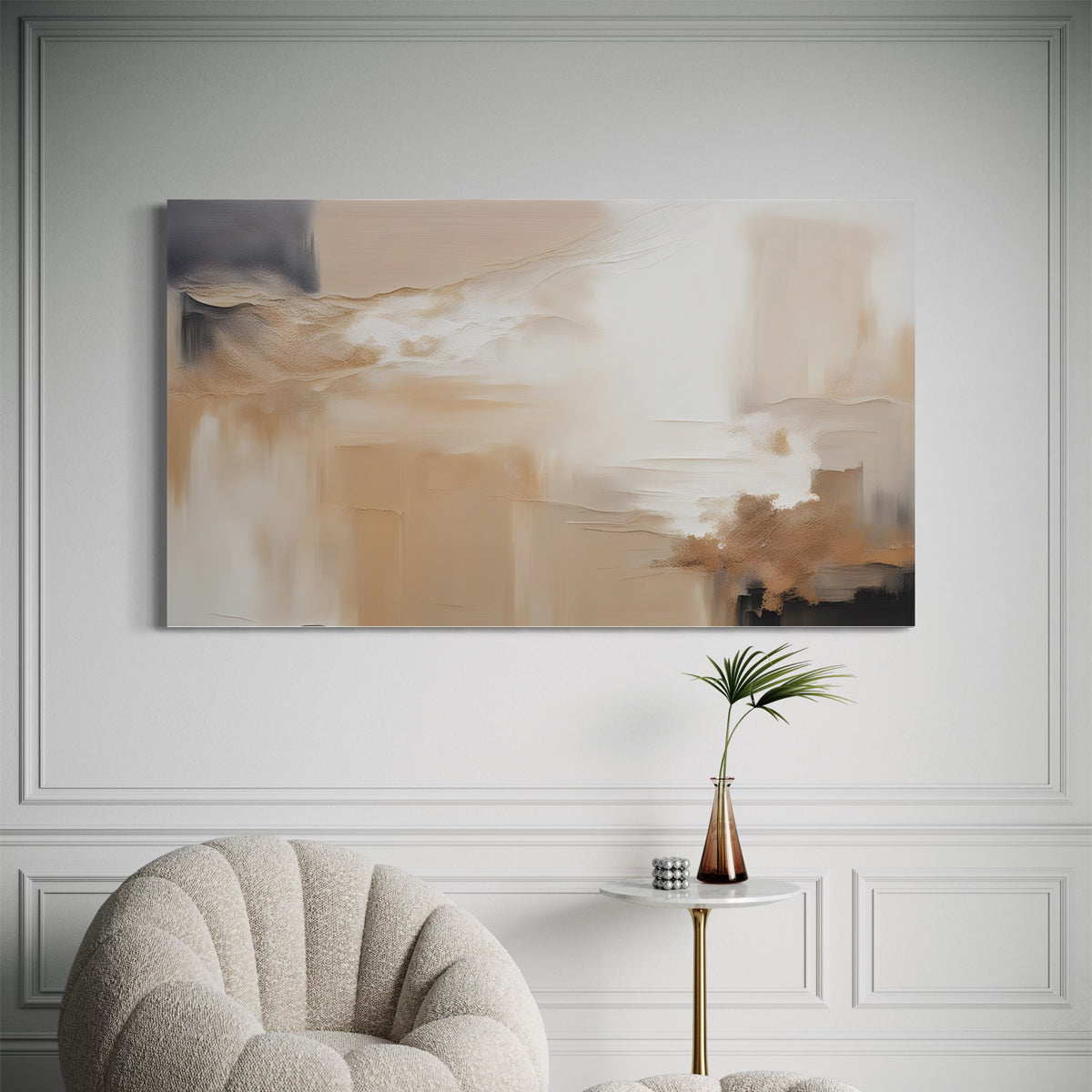 Whispers Sands Abstract Canvas 